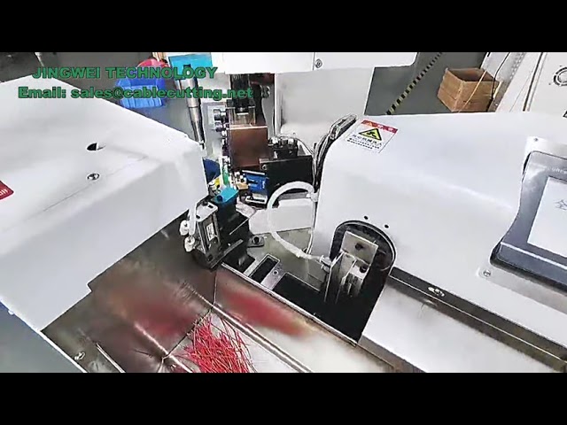 Fully Automatic Wire Pin Terminal Crimping and Tinning Machine for Single-Side Press-Fit