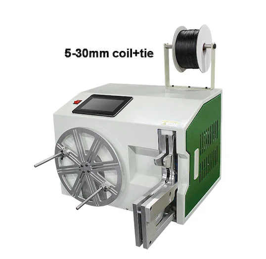 Riavvolgitrice Legatrice Filo Automatica WPM-212A - Macchina avvolgicavi e legatrice